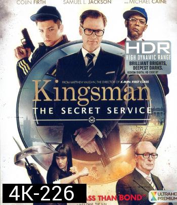 4K - Kingsman: The Secret Service (2014) คิงส์แมน โคตรพิทักษ์บ่มพยัคฆ์ - แผ่นหนัง 4K UHD (King s man)