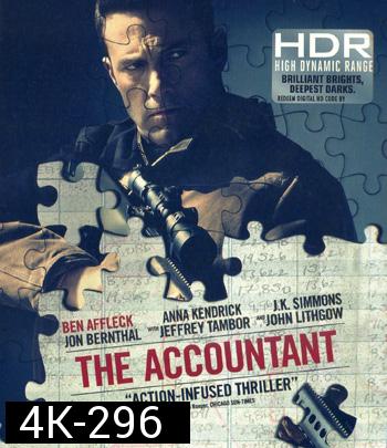 4K - The Accountant (2016) อัจฉริยะคนบัญชีเพชฌฆาต - แผ่นหนัง 4K UHD